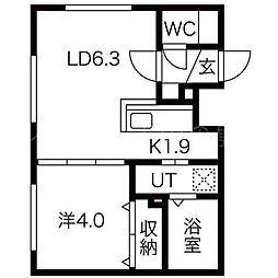 シティレジデンス北6条 2階
