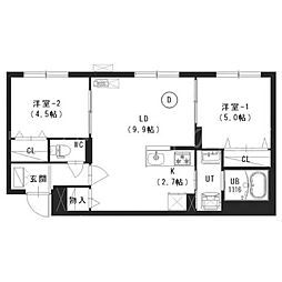 仮称)平岸3-5 4階/401