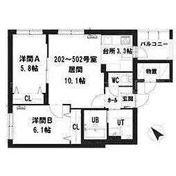 グランメール 豊平公園駅前 5階