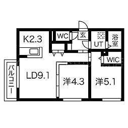 ハルトラーテ東札幌 4階