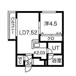 エルシエロ平岸 3階/305