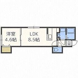 アイプラス 1LDKの間取図画像