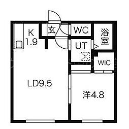 TRELUCE 1LDKの間取図画像