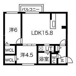 ブランシャールTs COURT発寒 2階
