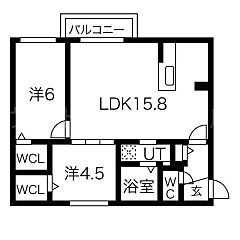 物件の間取り