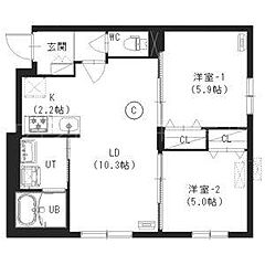 物件の間取り