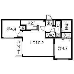 ブランシャール豊平パークサイド 4階
