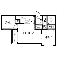 物件の間取り