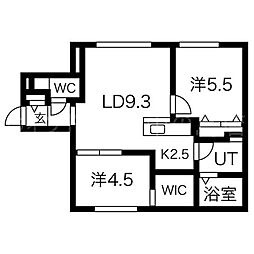 ラフィナート月寒 3階