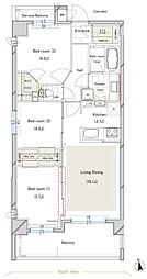間取図画像 3LDK