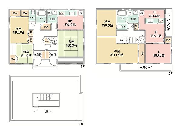 間取りを拡大表示