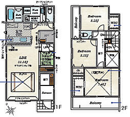 秦野市曽屋　新築戸建　全2棟1号棟