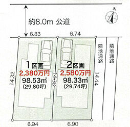 平塚市中里5期　2区画／全2区画