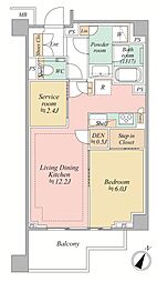 間取図画像 1LDK