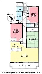 間取図画像 3LDK