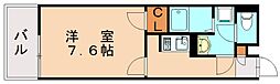 クレイノクレセント 1Kの間取図画像
