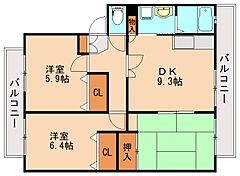 物件の間取り
