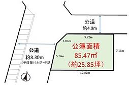越谷市東大沢3丁目　全1区画