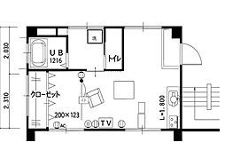 間取図画像 ワンルーム