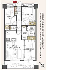 間取図画像 3LDK