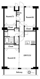 間取図画像 3LDK