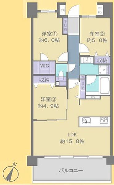 間取りを拡大表示