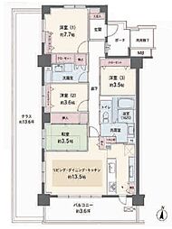 アルネックスシティ 4LDKの間取図画像