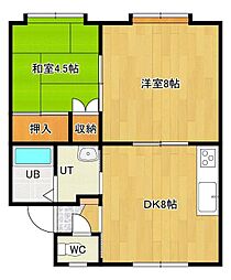 河口マンションB棟 1階/1-A