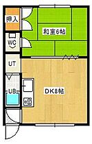 コーポ小野II 202 ｜ 北海道北見市美芳町1丁目1番地5号（賃貸アパート1DK・2階・32.40㎡） その2