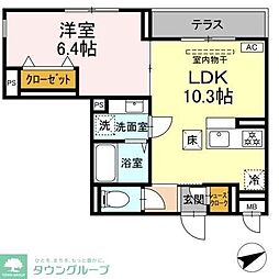 間取図画像 1LDK