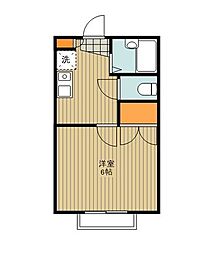 ヴィレッジ吉祥寺 1Kの間取図画像