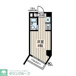 Rick砧公園 ワンルームの間取図画像