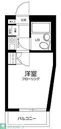 プライムガーデン桜上水 1Kの間取図画像