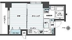フェニックス方南町弐番館 1DKの間取図画像