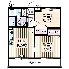 物件の間取り