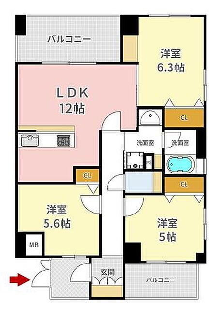 ■■本日内覧可能■■阪急電鉄神戸線『十三』 徒歩9分!10階部分の高層階・南西角住戸(南北両面バルコニー!リビング南向き)2026年7月リフォーム済(水廻り全て新調・全室クロス・フローリング貼替)