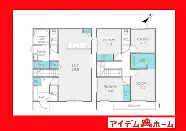 間取りを拡大表示