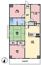 間取図画像 3SLDK