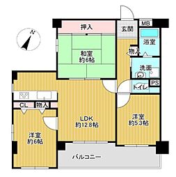 間取図画像 3LDK