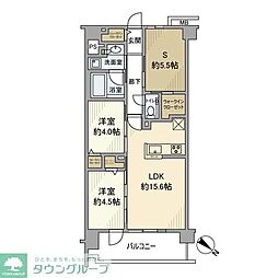 エクセレントシティ瑞江レジデンス 4階2SLDKの間取り