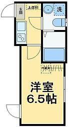 ブラントン梅島 3階1Kの間取り