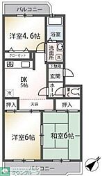 タイム131 3DKの間取図画像