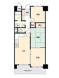 アーバンパーク行徳 3DKの間取図画像