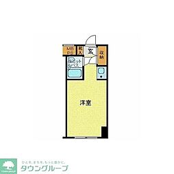 ハローレジデンス西葛西 ワンルームの間取図画像