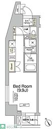 JPnoie門前仲町 ワンルームの間取図画像
