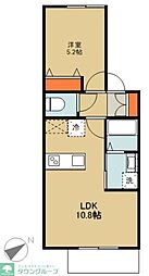 Be la Salina 1LDKの間取図画像