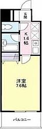 ドゥーエ船堀 1Kの間取図画像