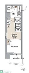グランカーサ住吉III 1LDKの間取図画像