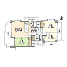 間取図画像 3LDK