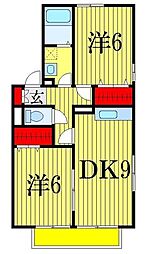 間取図画像 2DK